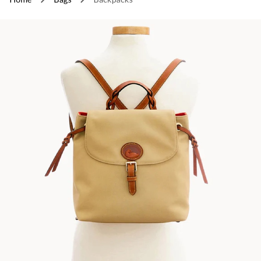New with tags! Dooney & Bourke Nylon Flap Backpack